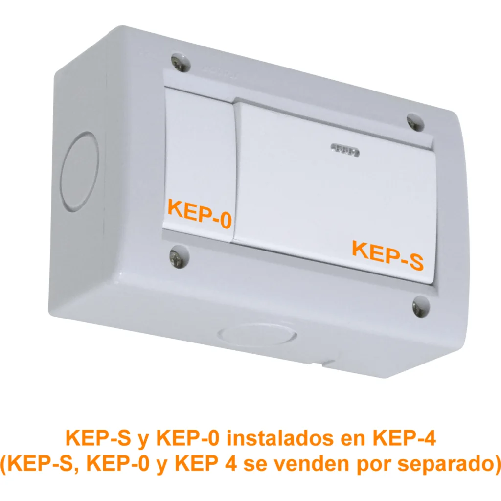 Imagen 2 de KALOP Blanco Teclon Pulsador 2pin Interrupt 16A 250V req/KEP-A KP40123