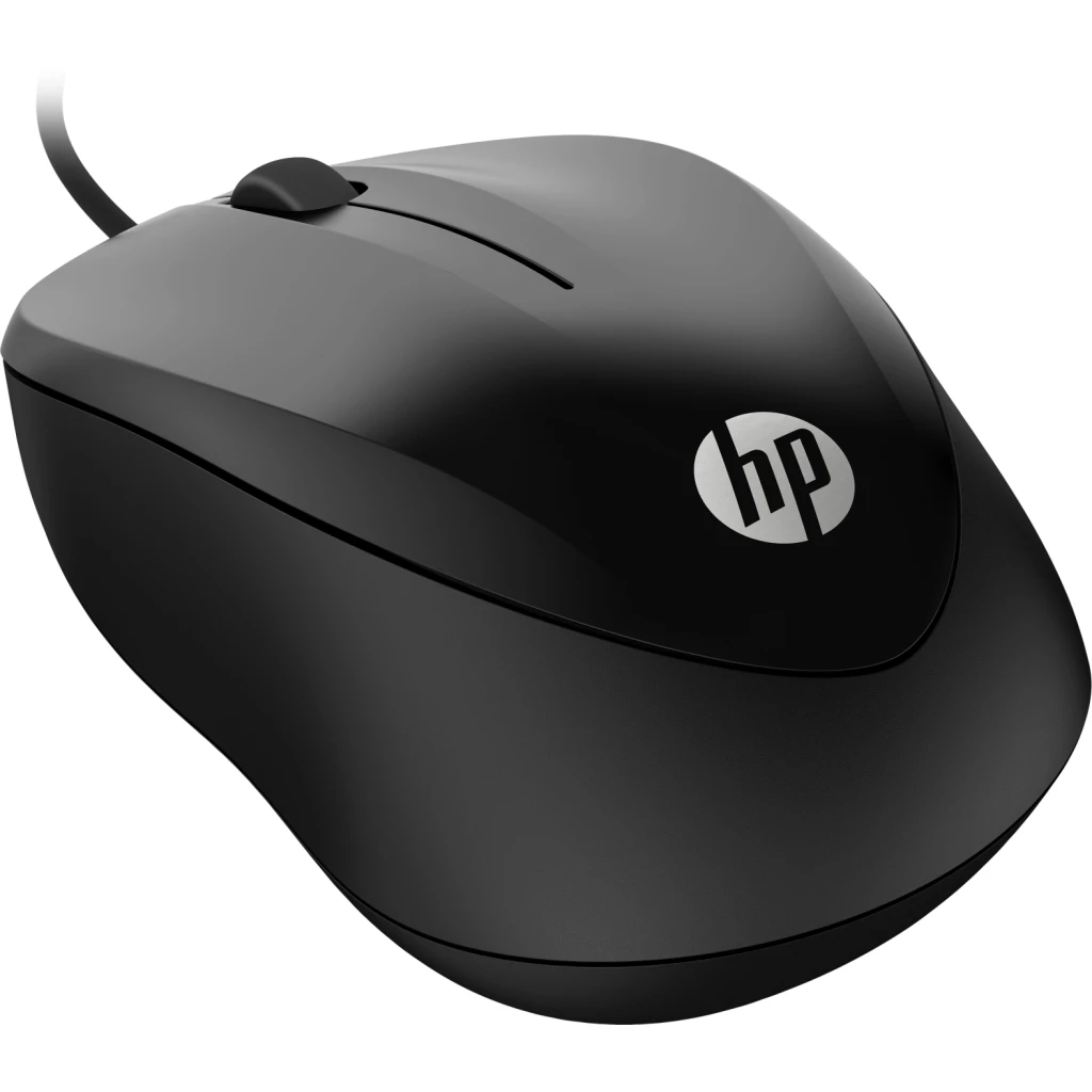 Mouse Alámbrico HP 1000 Óptico 1000dpi 3 Botones Puerto USB Color Negro