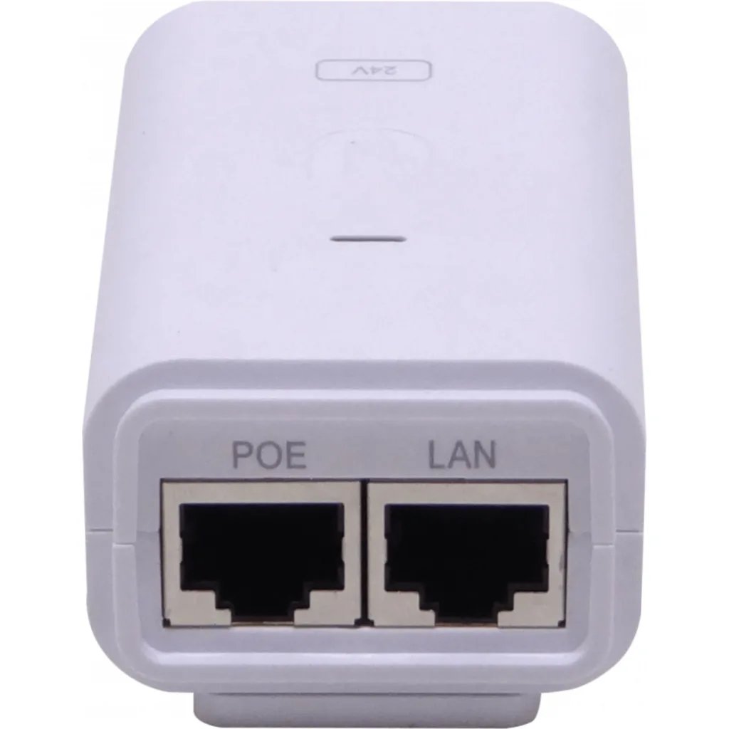 Imagen 1 de POE-24-7W Power Injector 24V-0.3A 7W 1xGigE - 7 vatios