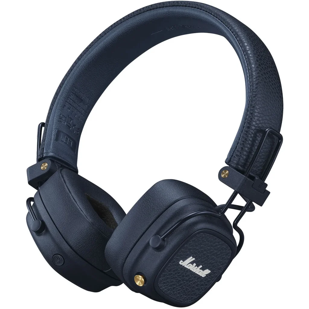 Audifono On Ear Wireless Major V Marshall azul medianoche
