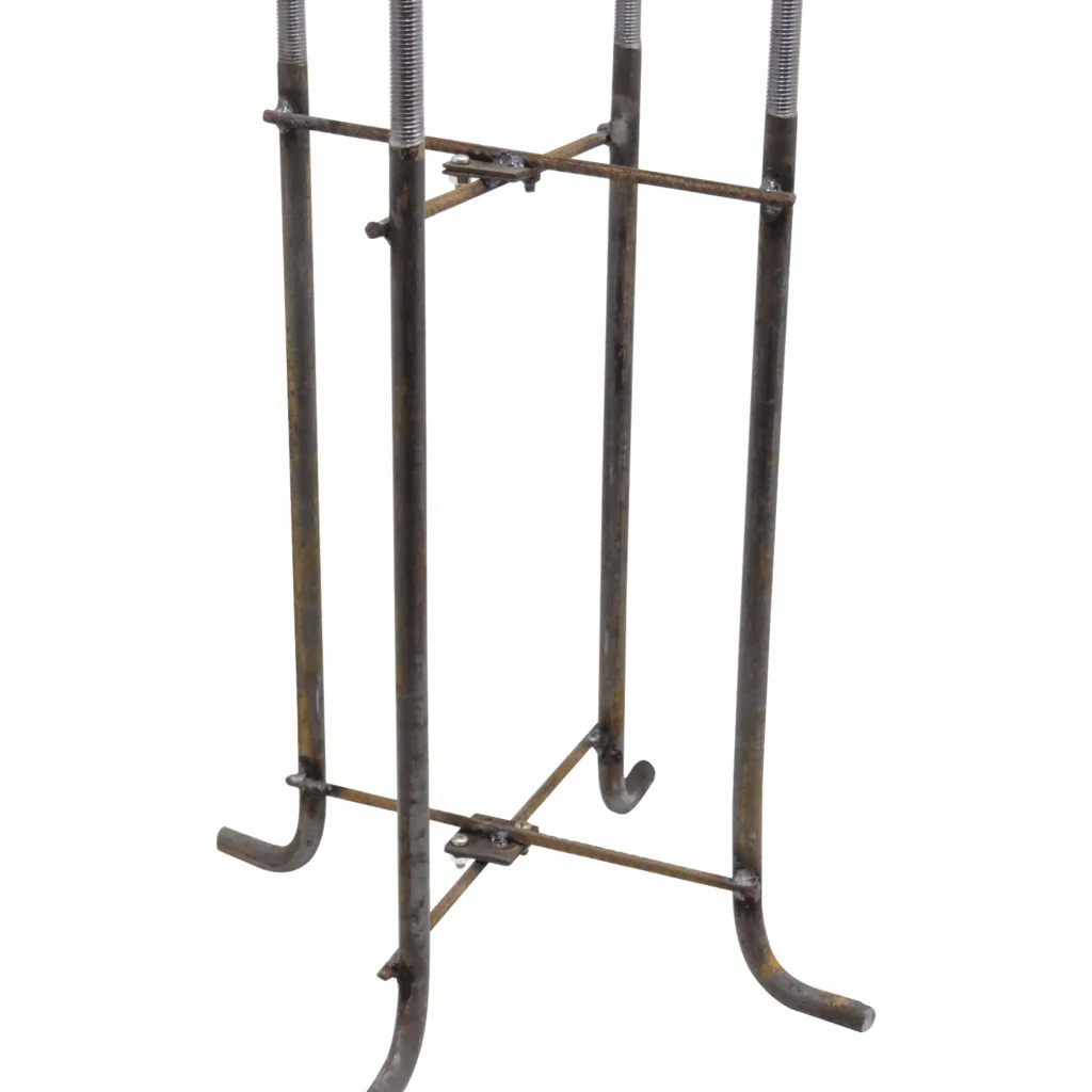 Imagen 4 de Alt-550mm 185x185mm Canastillo Fierro ObraCivil Base p/POSTEC-7M/6M