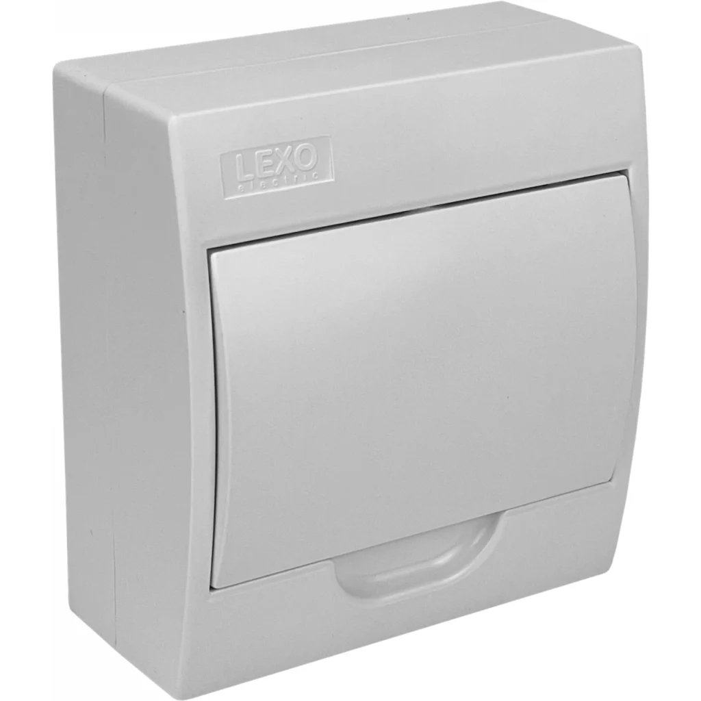 Imagen 3 de LEXO Tablero Sobreponer LSZH 8 Modulos Riel Din IP41 IK08 5399108