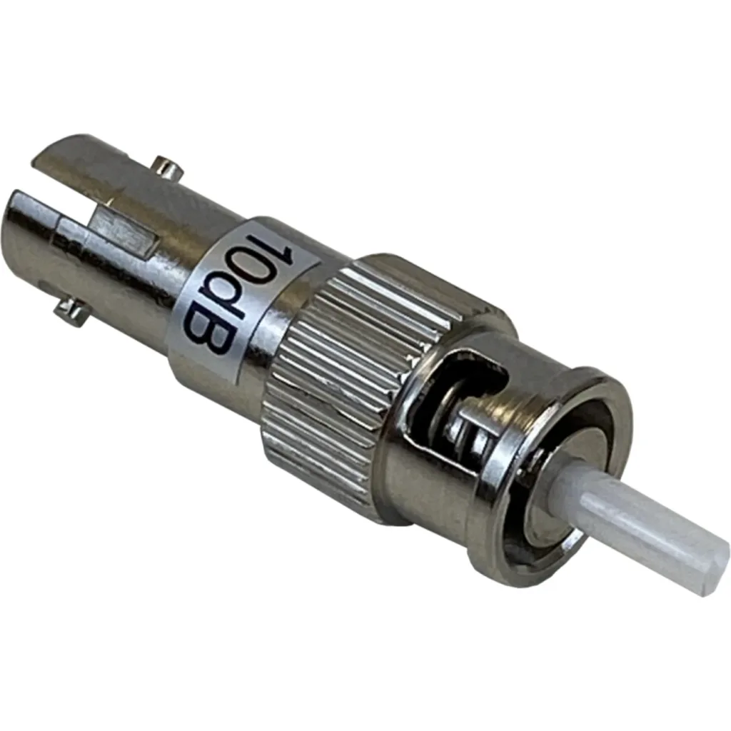 10dB SM ST/UPC Attenuator Atenuador ST-Macho/ST-Hembra MonoModo