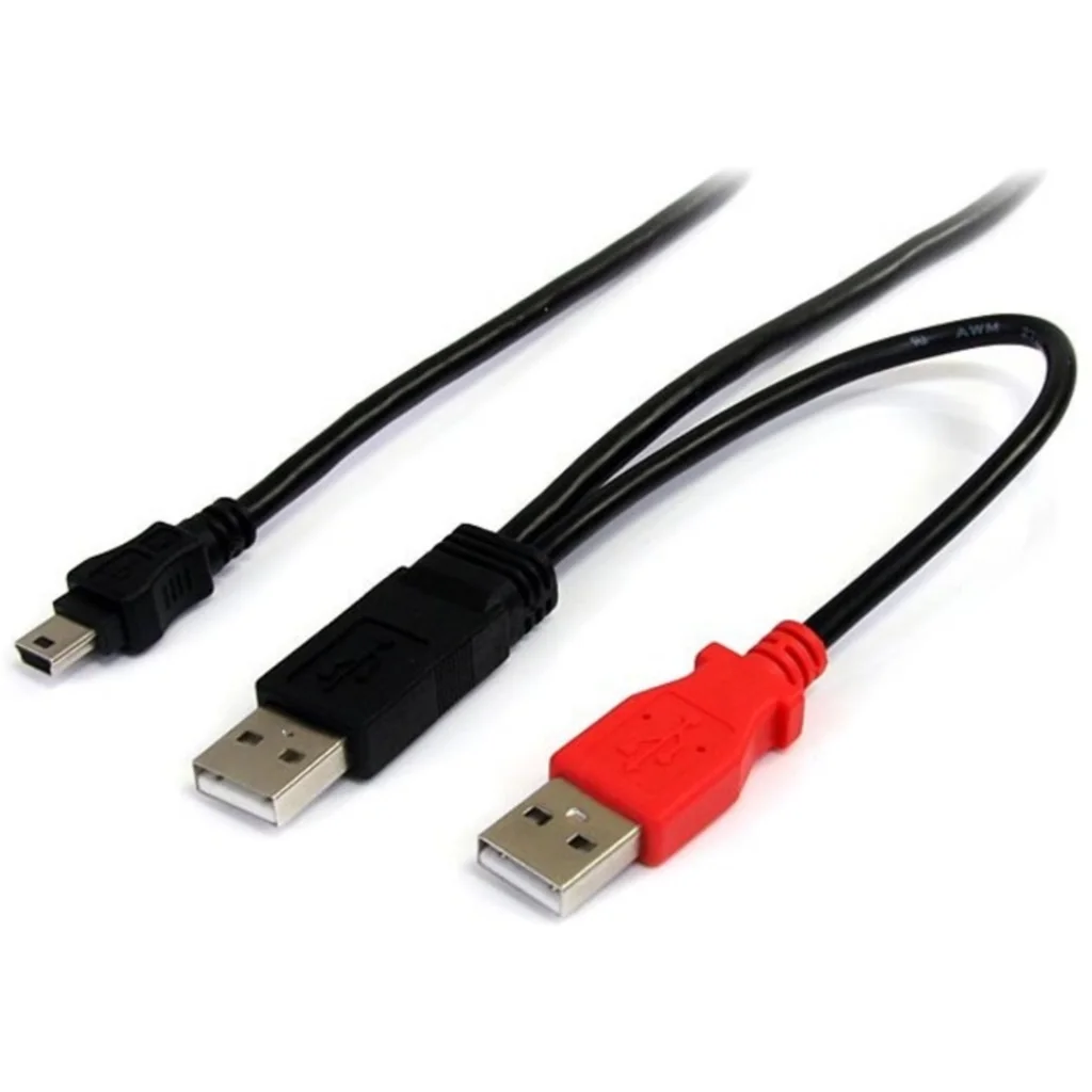 6ft USB Y Cable for Hard Drive