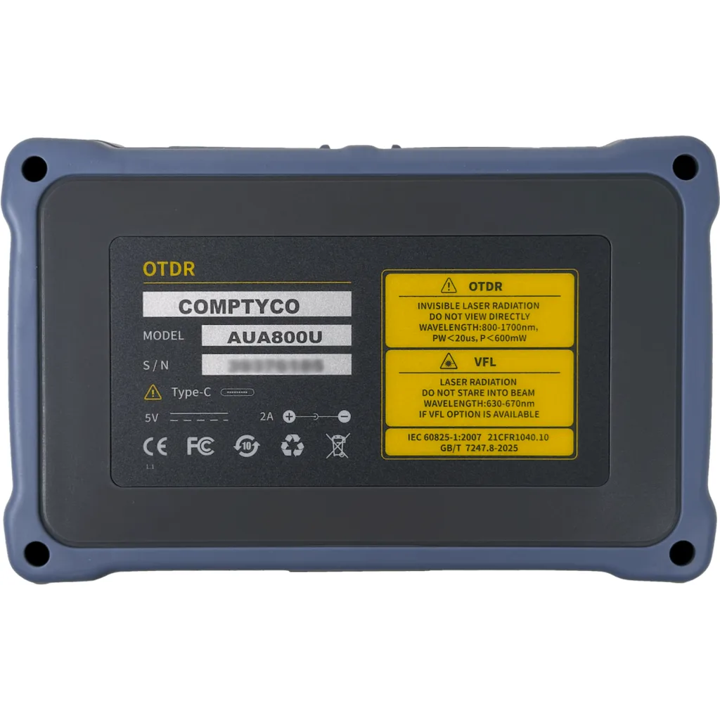 Imagen 11 de 1310/1550nm 100km 24-22dB ST/SC/FC USB MSD Recargable Reflectometro