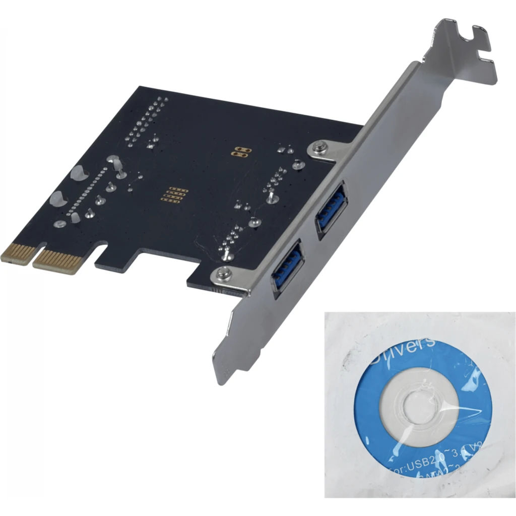 Imagen 3 de PCIe-x1 2-USB3.0 Tarjeta Interna PCIExpress