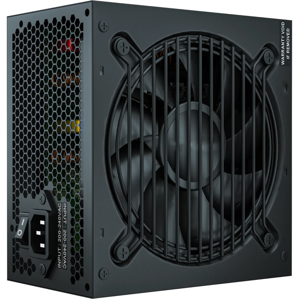 Imagen 5 de FUENTE PODER 650W/80 PLUS BRONZE CERTIFICADA ES-RGB650W ESGAMING