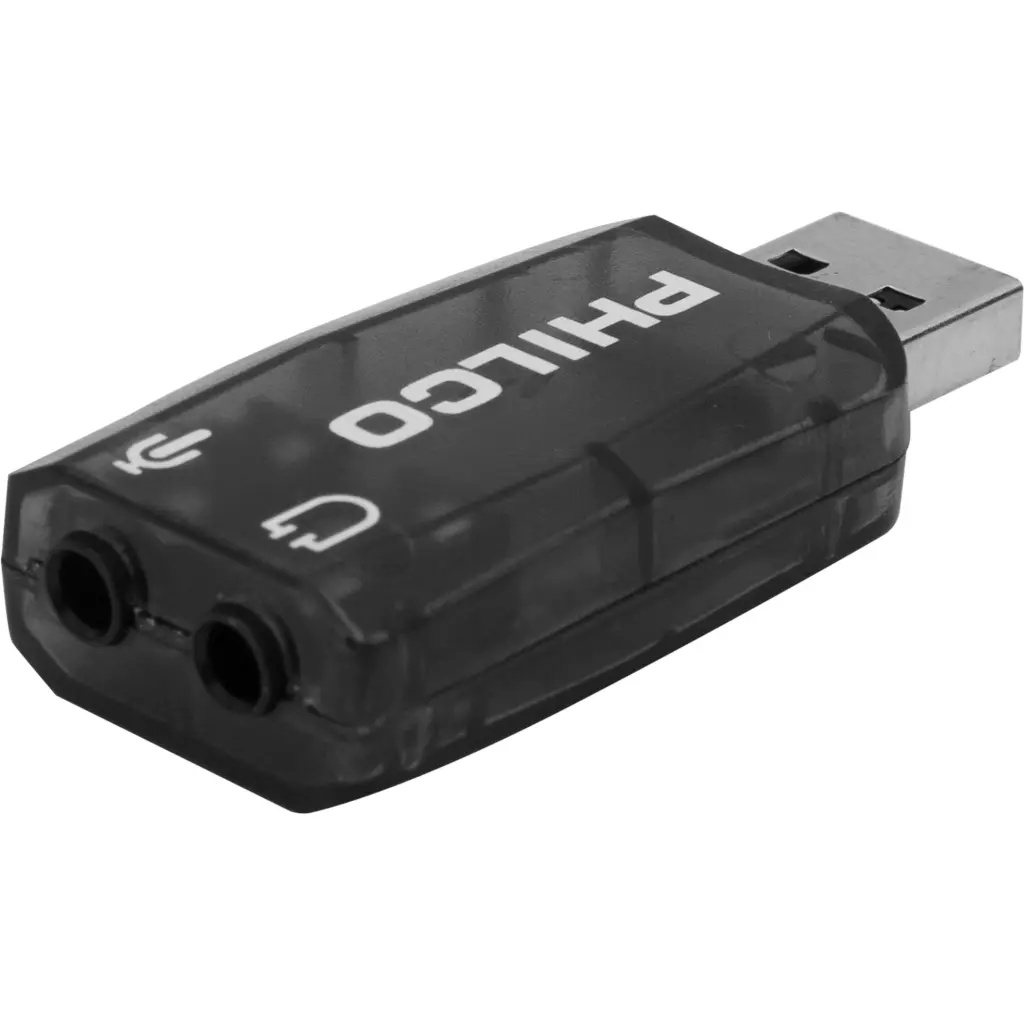 ADAPTADOR DE AUDIO/MIC USB JACK 3.5ST.