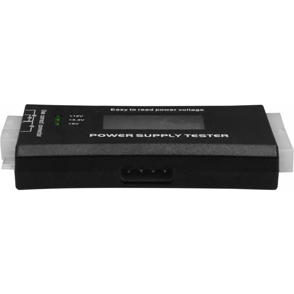 Imagen 5 de Tester Digital Fuente Poder para PC ATX BTX ITX 24-PIN SATA-IDE