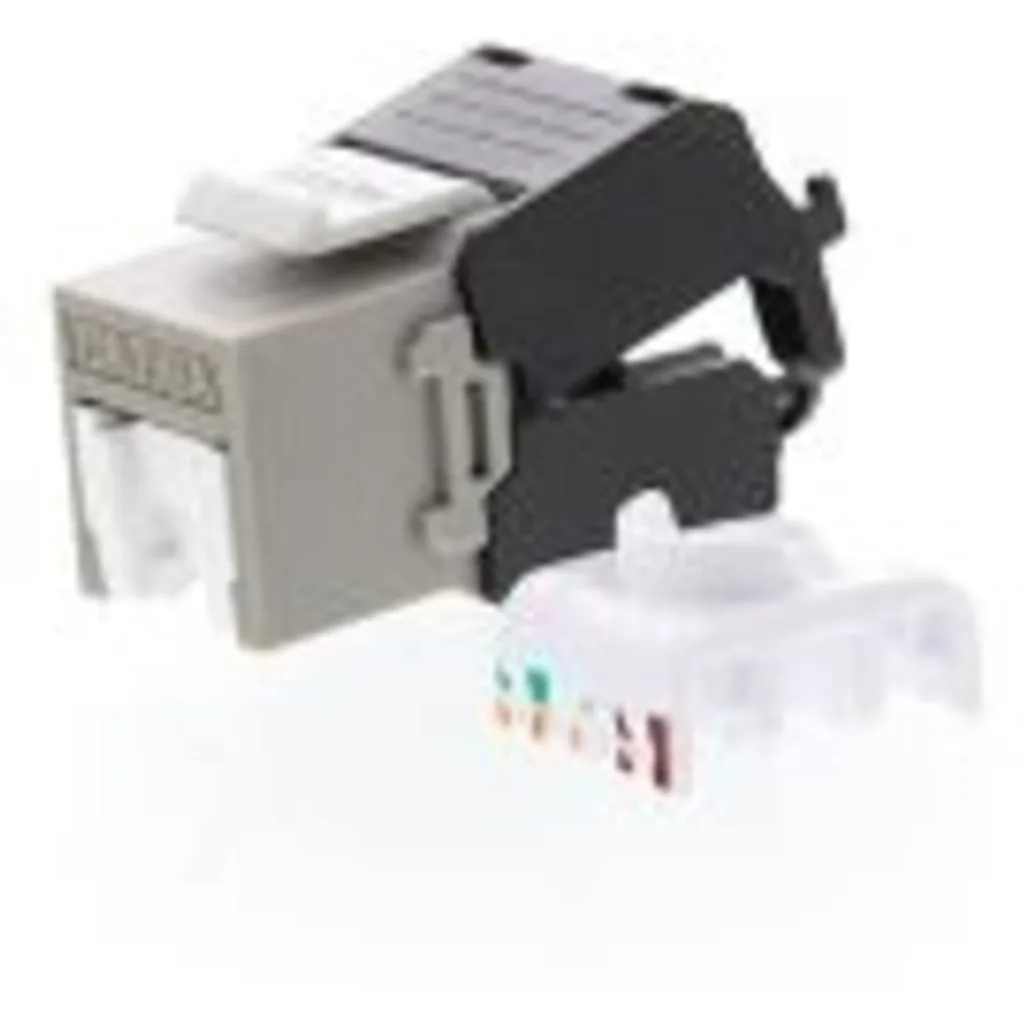 Imagen 1 de Nexxt XGiga Cat6A Keystone Jack Unshield Door Toolless Gray