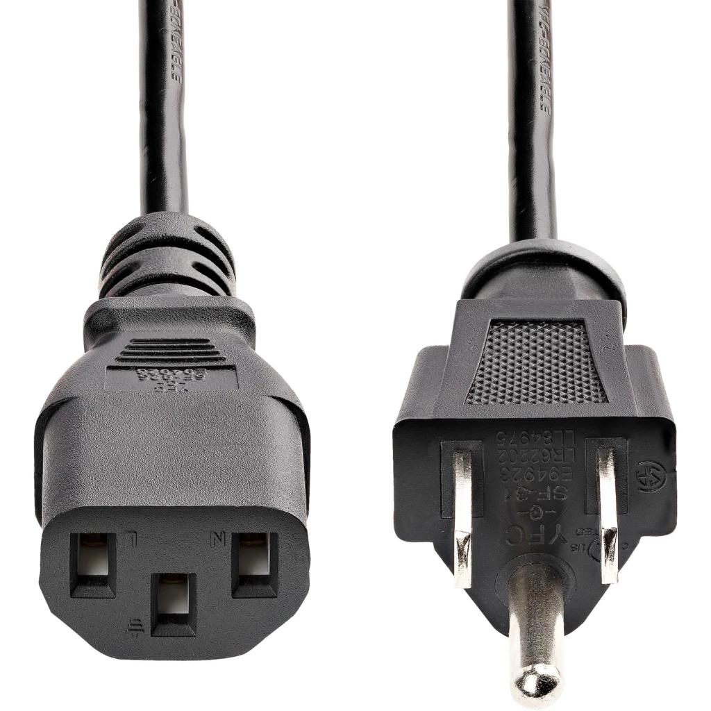 Imagen 3 de Cable 1.8m de Alimentacion 5-15P a C13