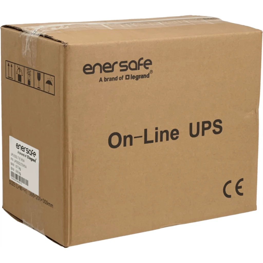 Imagen 4 de ENERSAFE 108WH 2x9AH 1KVA 900W 0/4ms UPS Torre Online DB9H USB SNMP