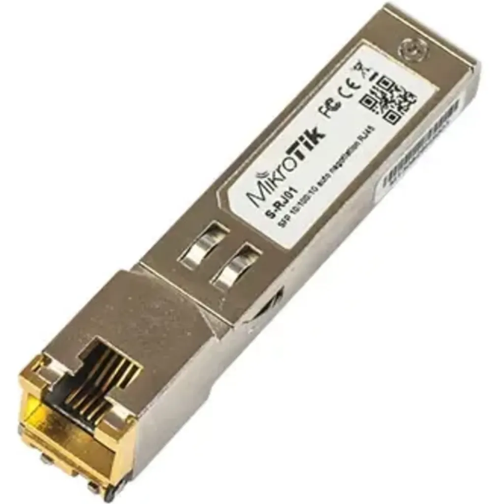 Imagen 0 de Transceiver Mikrotik S-RJ01, SFP Cobre Módulo 1-1000 10/100/1000 RJ-45