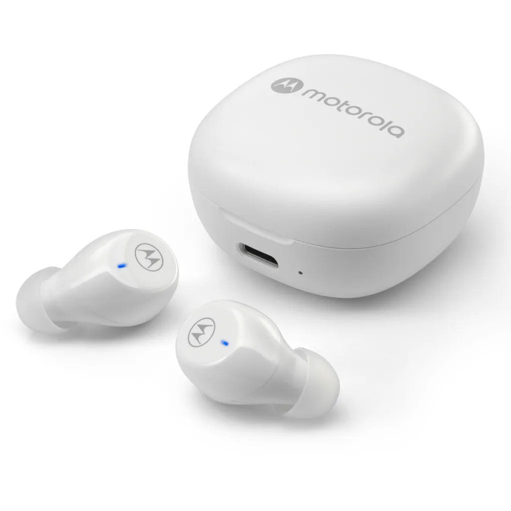 Imagen 2 de AUDIFONO MOTOROLA MOTO BUDS 105 TRUE WIRELESS BLANCO