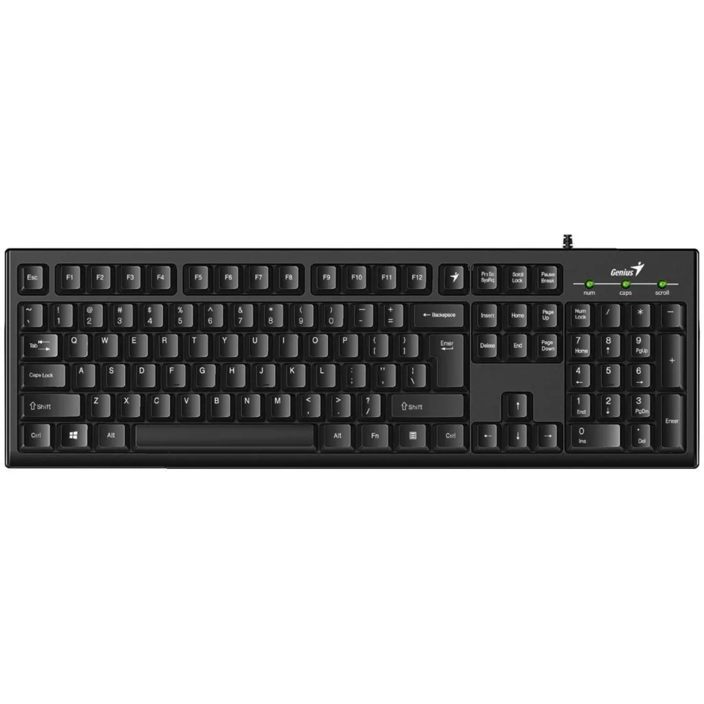 Imagen 2 de Teclado Alámbrico Genius KB-100 Smart Funciones Personalizables-Antiderrame USB