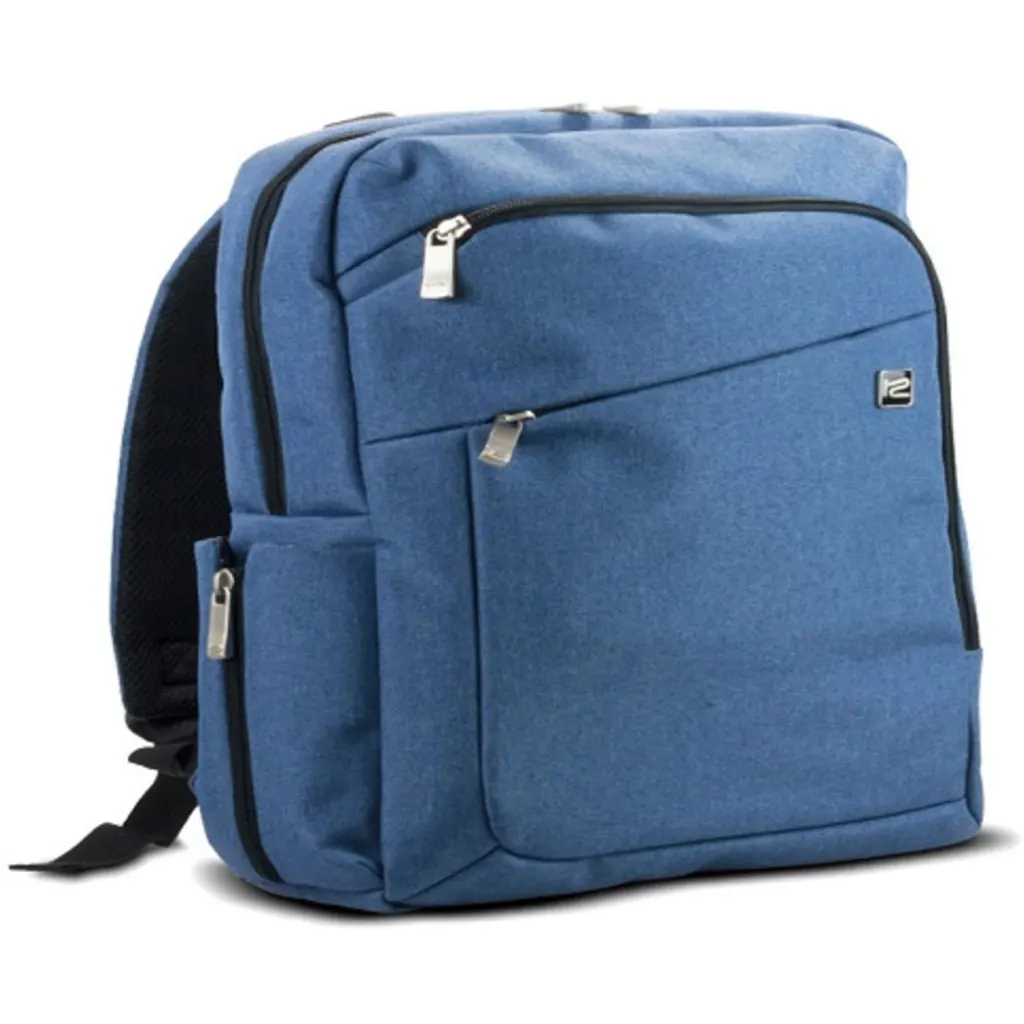 Imagen 5 de Mochila Notebook KlipX KNB-416BL para 15,6" Indigo/Organizador/cap 12Kg Azul