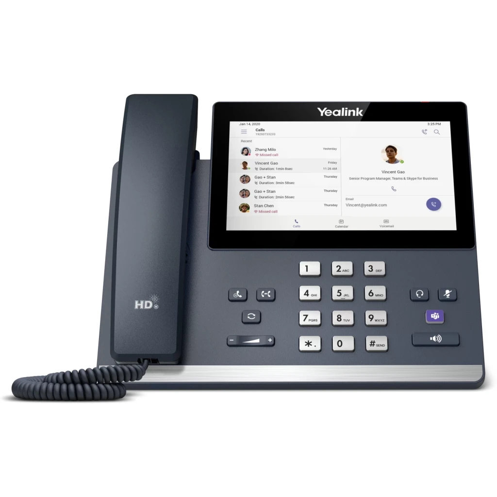 Imagen 1 de Teléfono de escritorio YEALINK Smart Business para Teams WiFi Bluetooth