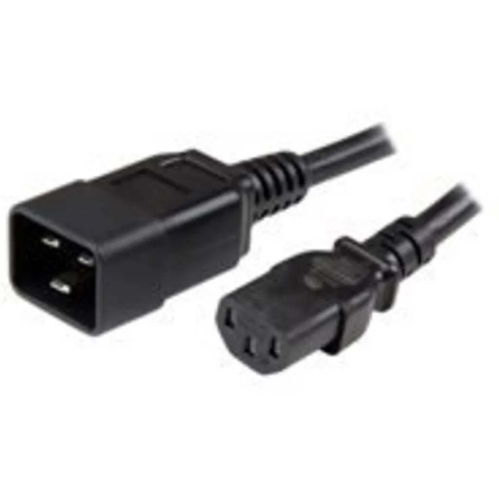 Imagen 5 de StarTech.com Cable de 1,8m C13 a C20 de servicio pesado de 2,5mm2  para alimentación de ordenadores - Cable de alimentación - IEC 60320 C20 a IEC 60320 C13 - CA 110 V - 1.8 m - negro - para P/N: RKCOND17HD
