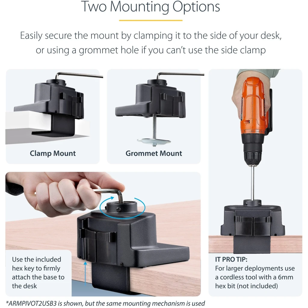 Imagen 4 de Soporte VESA de Sobremesa de Un Monitor