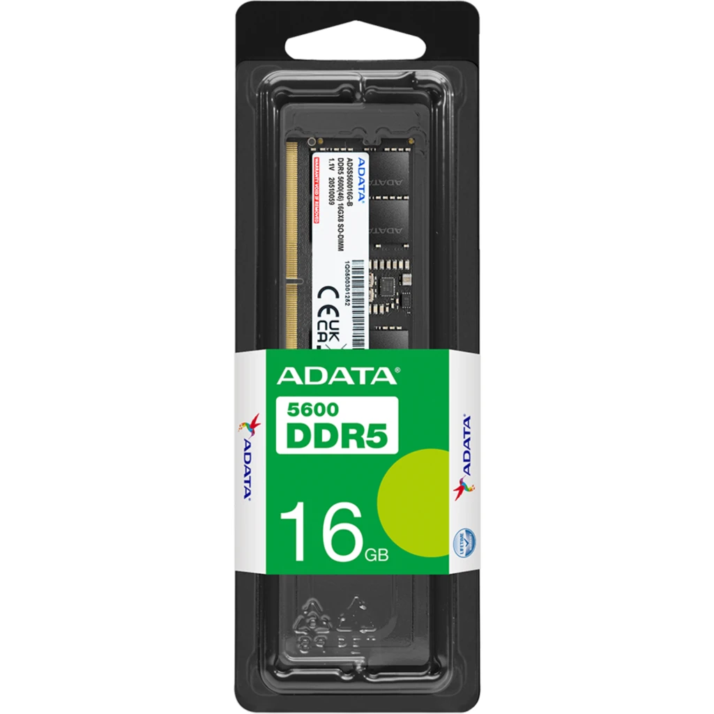 Imagen 2 de Memoria RAM 16GB DDR5 5600MHz SO-DIMM CL46 Non-ECC 1.1v Adata