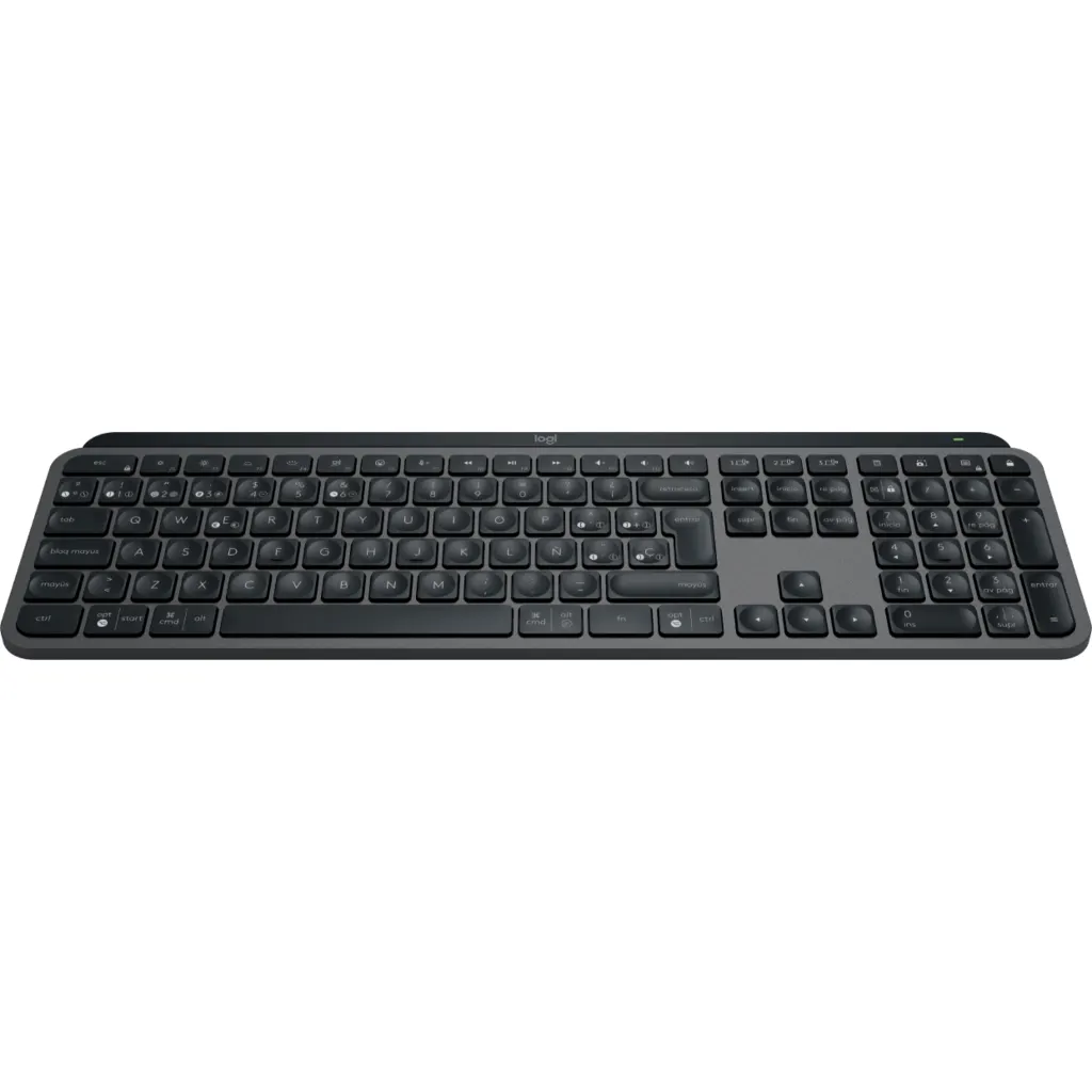 Imagen 1 de Teclado Inalámbrico Logitech MX Keys S, Bateria Recargable Dongle USB Space gray