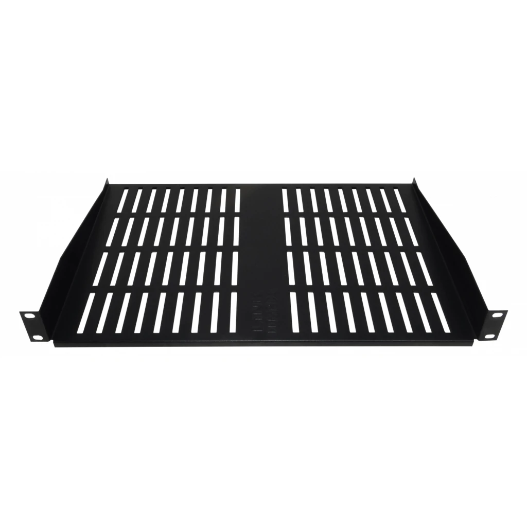 Imagen 1 de Bandeja Rack Linkmade RB1-3VL Ventilada 1U 30cm Fondo p/Rack Negra Req-Tornillos