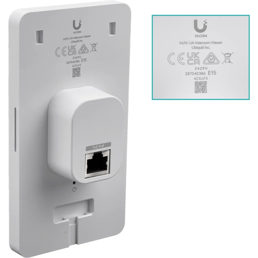 Imagen 2 de UBIQUITI 3un Intercomunicador Multitactil 1-100 req-PoE UniFi-Access