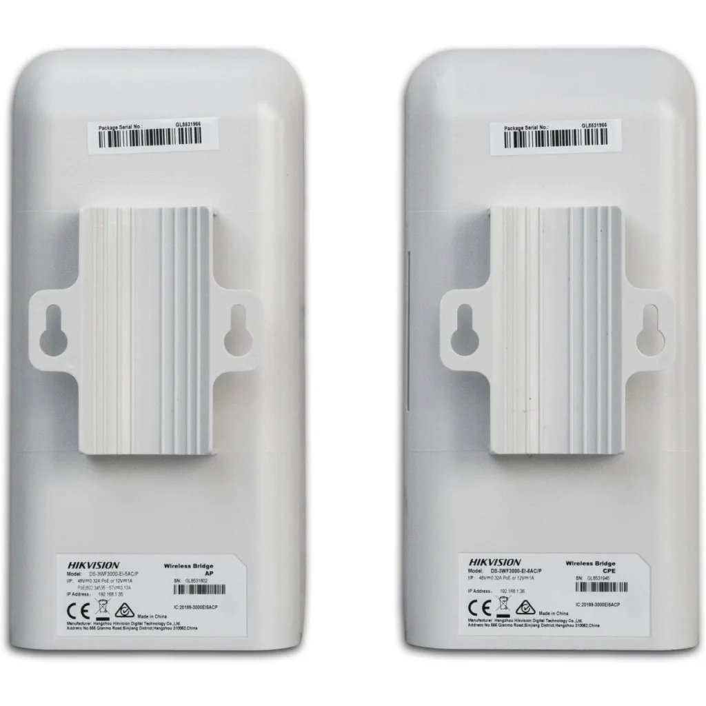 Imagen 4 de Kit antena punto a punto Hikvision 5Ghz 3Km 867Mbps