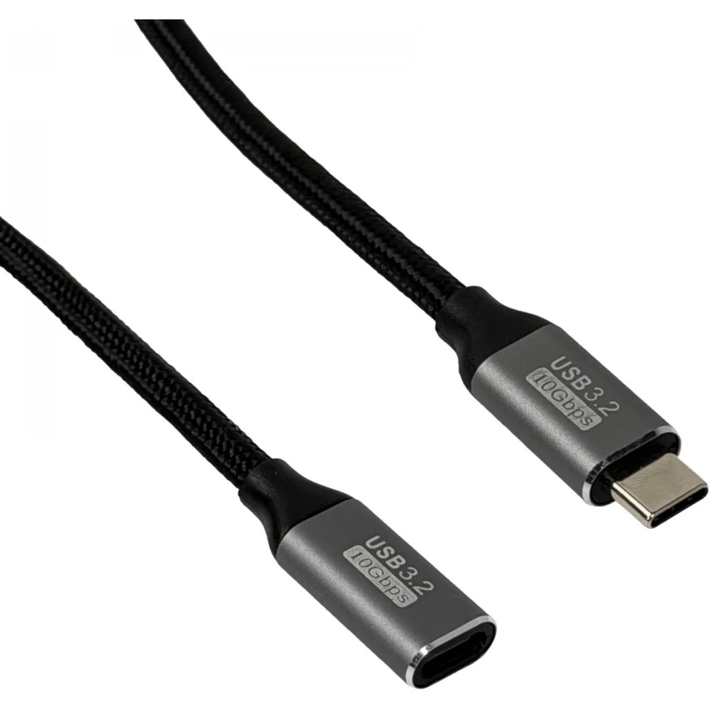 Imagen 2 de Cable USBC3.2 1mt USBC-M USBC-H Extension Pasiva