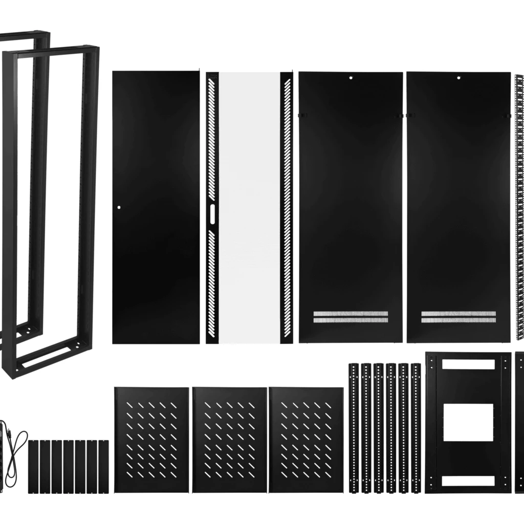 Imagen 8 de LINKMADE Desarmado 42U 1000mm Rack 100cm-Fondo c/PDU-VENT-Bandejas Pu