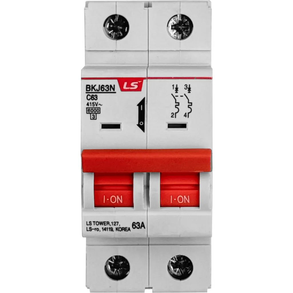 Imagen 2 de Bipolar 2x63A 6kA 230/400V Interruptor Automatico Curva C63