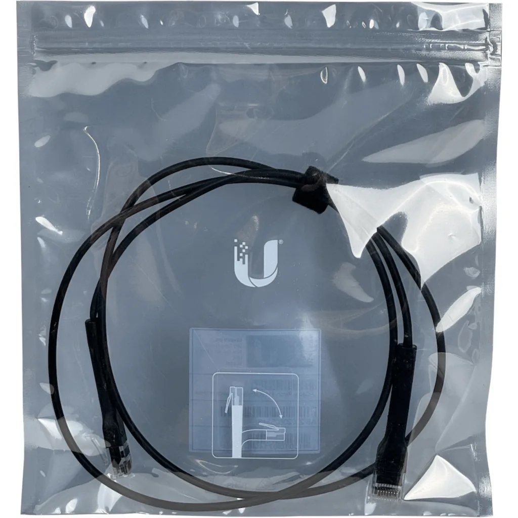 Imagen 4 de UBIQUITI Negro 1mt Cable Cat6 RJ45 100cm U-Cable-Patch-1M-RJ45-BK