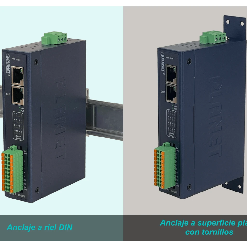Imagen 6 de PLANET EtherCAT 16-Salidas I/O 2-RJ45 req9-48VDC 16-ch Digital Output