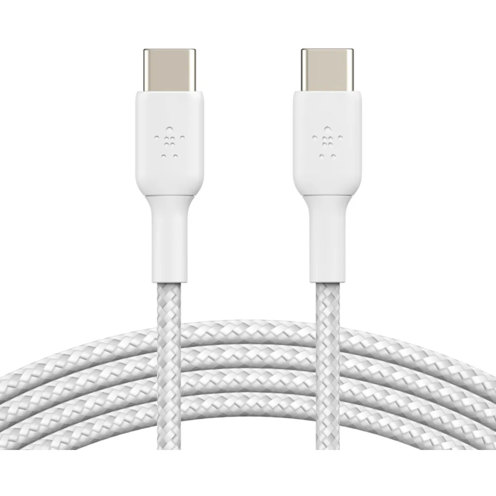 Imagen 4 de Belkin Cable BoostCharge USB-C to USB-C Braided 1mts. White