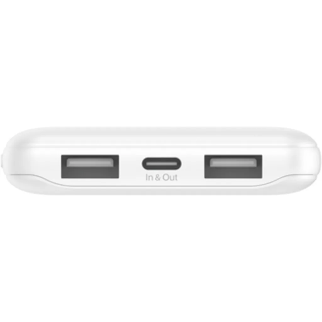 Imagen 2 de Bateria 10.000 mAh 2xUSB-A 1xUSB-C 15W Belkin blanco