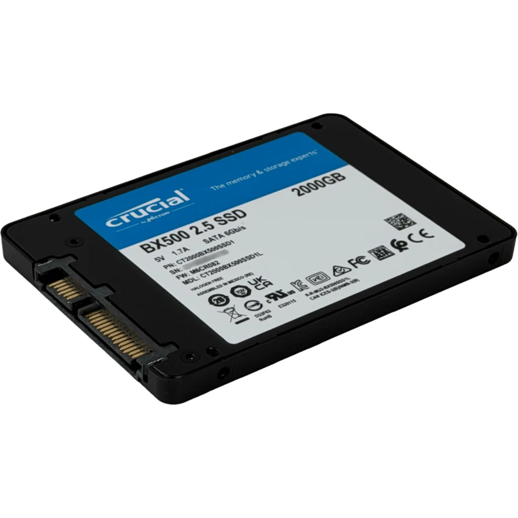 Imagen 3 de CRUCIAL 2TB Sata3 2.5 7mm 540mb/s 6Gb/s SSD Disco Duro Solido