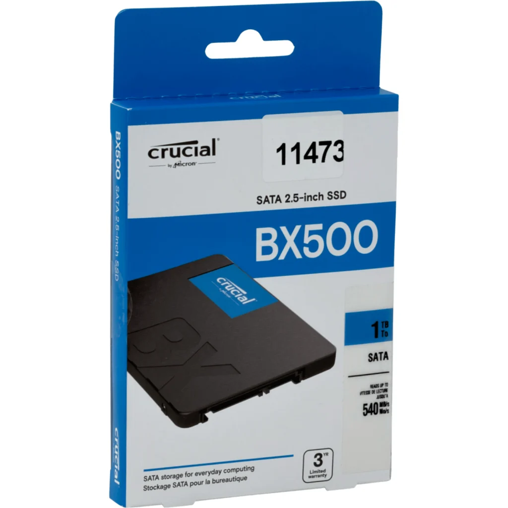 Imagen 1 de CRUCIAL 1TB Sata3 2.5 7mm 540mb/s 6Gb/s SSD Disco Duro Solido