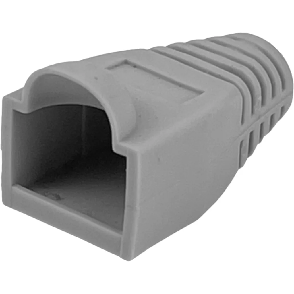 Imagen 2 de BOLSA 100 CAPUCHONES para  RJ45 COLOR GRIS - RJC-BG