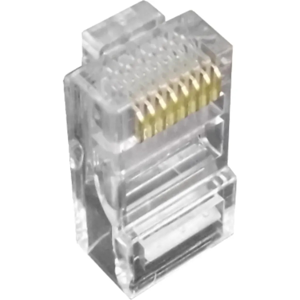 Imagen 1 de Conector RJ-45 Cat5e UTP P/Unifilar 100 Unidades - Linkmade