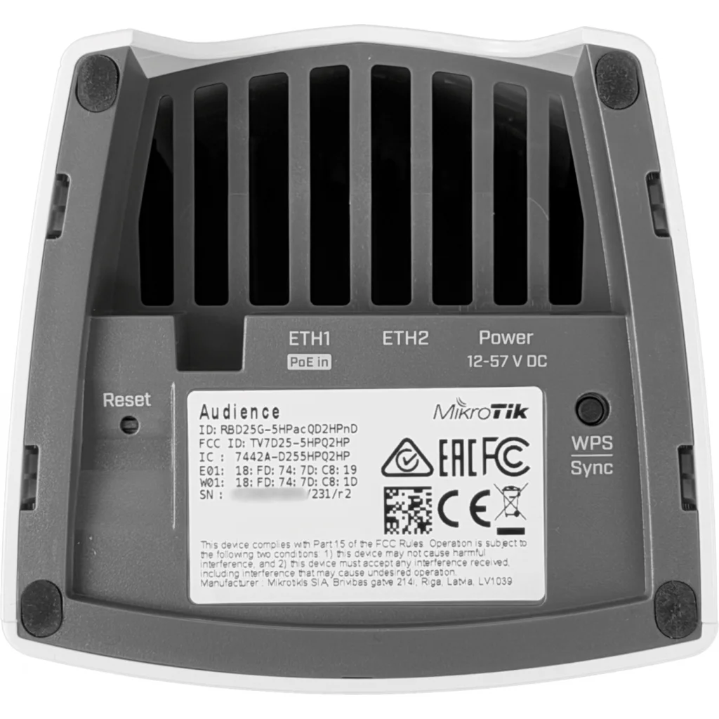 Imagen 8 de MIKROTIK 2-1000 AC2100 MU-MIMO 2,4/2x5GHz RouterOS-L4 inc-24V