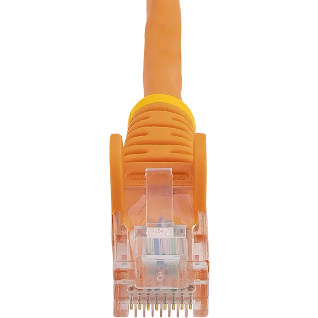 Imagen 3 de 5m Orange Snagless Cat5e Patch Cable