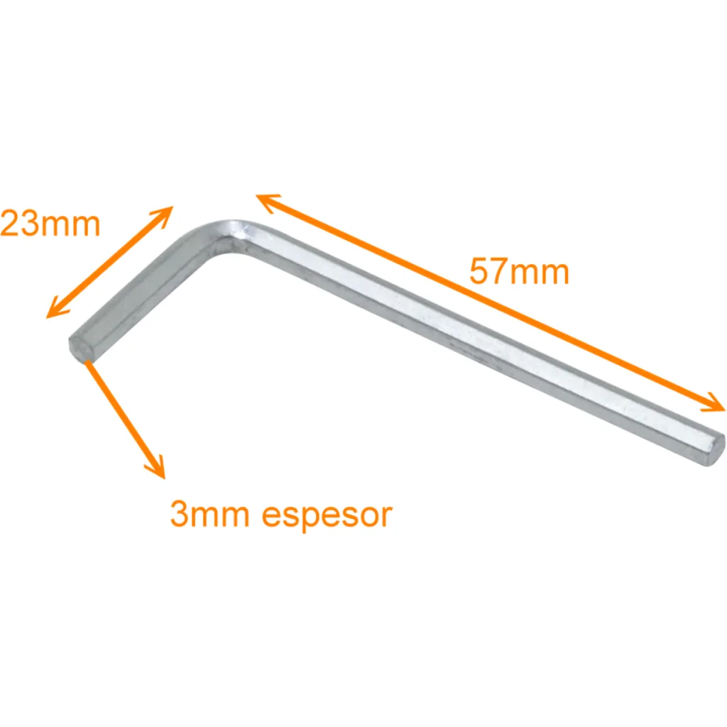 Imagen 1 de Llave Allen 3mm x 57mm x 23mm Hexagonal 3.0mm 3,0mm