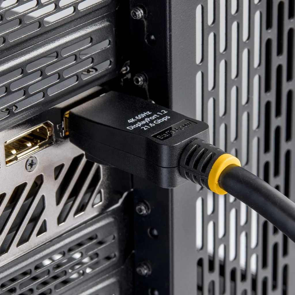 Imagen 5 de Cable DisplayPort 4K MBR con Cierre de Seguridad Bloqueo con Pestillo 5mt
