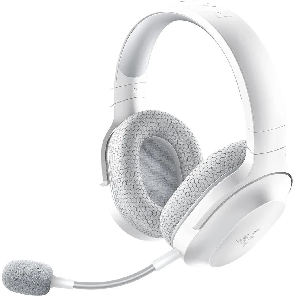 Audífonos Gamer Inalámbricos Razer Barracuda X c/mic USB-C Bt5.2 Jck3.5mm Blanco