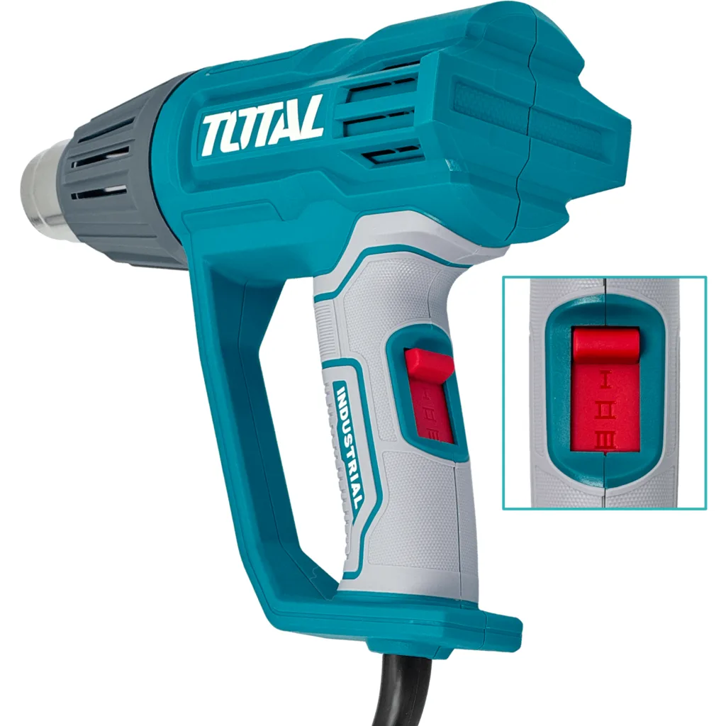 Imagen 1 de TOTAL Pistola Calor 2000W 3-Boquilla Aire Caliente Industrial TB20078
