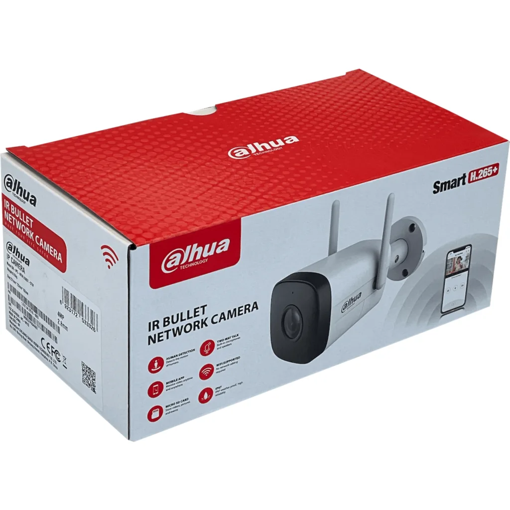 Imagen 3 de DAHUA Bullet 4MP 2,8mm Wifi 2,4GHz MicroSD IP67 1-100 30mt inc-12Vdc