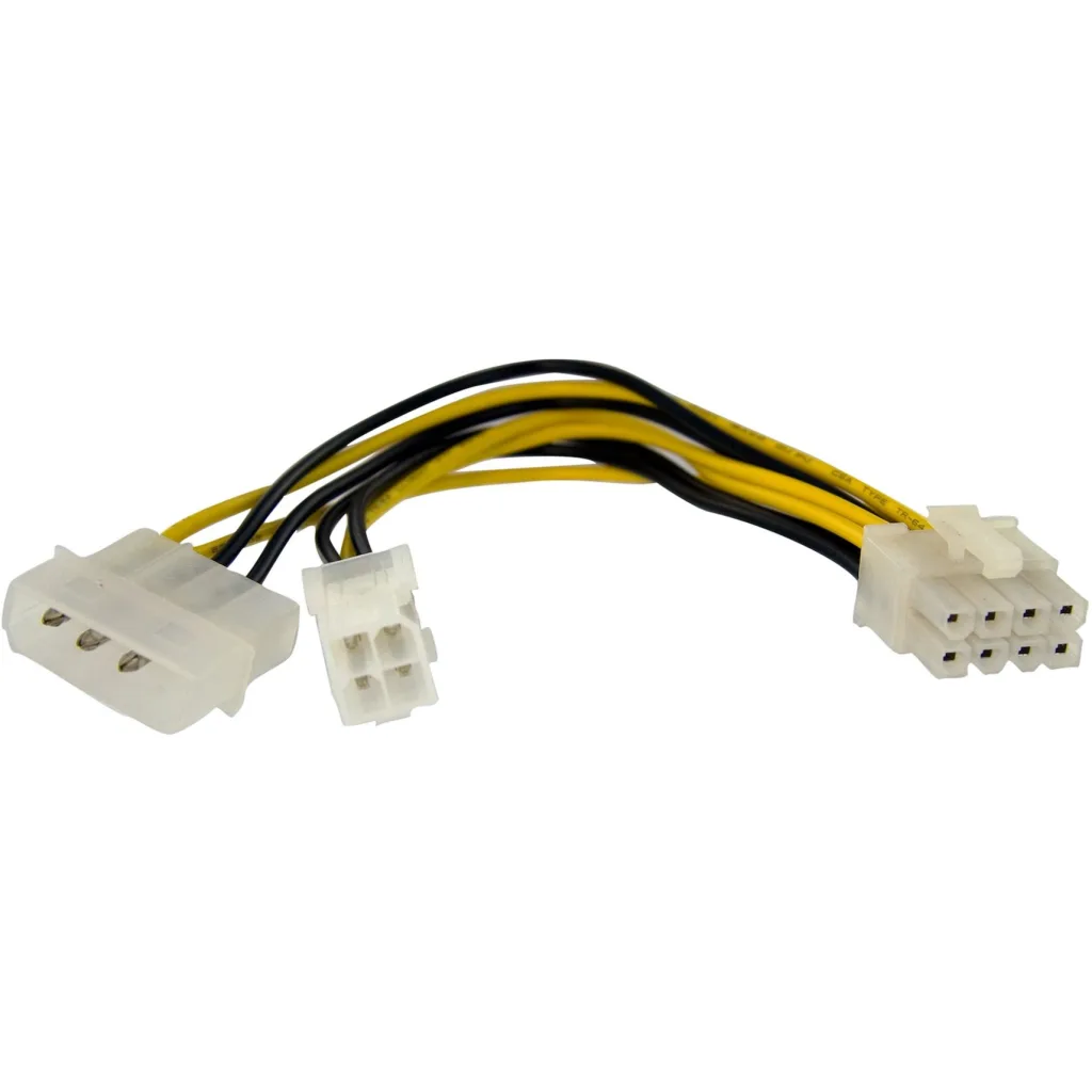 Cable Adaptador 4 Pines a 8 Pines con Molex EPS StarTech para Fuente de poder