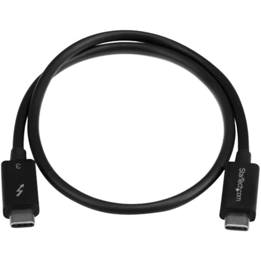 Imagen 5 de Cable Thunderbolt 3 USB-C M/M 40Gbps 0.5mts Color Negro - StarTech