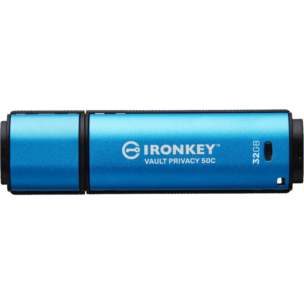 Imagen 3 de KINGSTON 32GB USB-C Encriptado AES-256 IronKey IKVP50C/32GB Pendrive