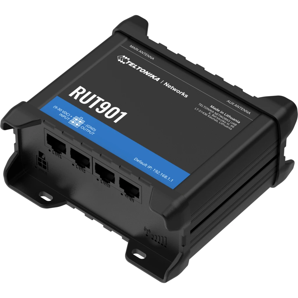 Router Celular Industrial Teltonika RUT901 LTE Cat 4 